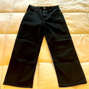 Madewell Slim Wide Leg Crop Jeans